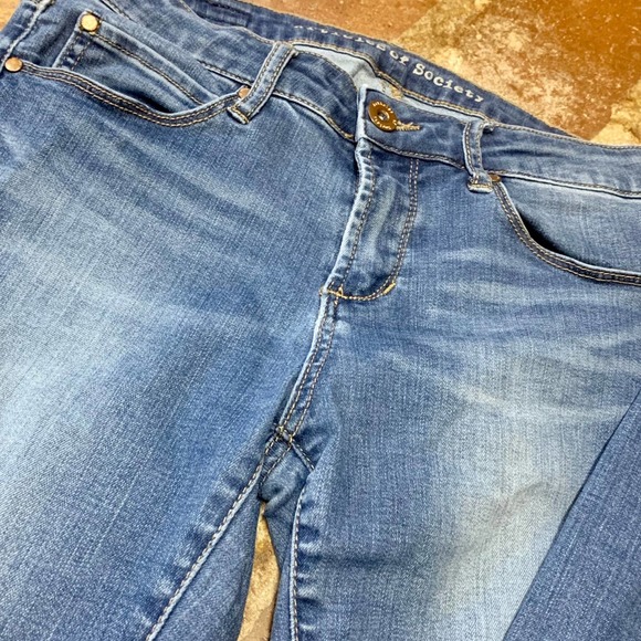 Women's Articles of Society Sarah-Elm Raw Hem Skinny Jeans SIZE 26 Waist - Picture 4 of 8